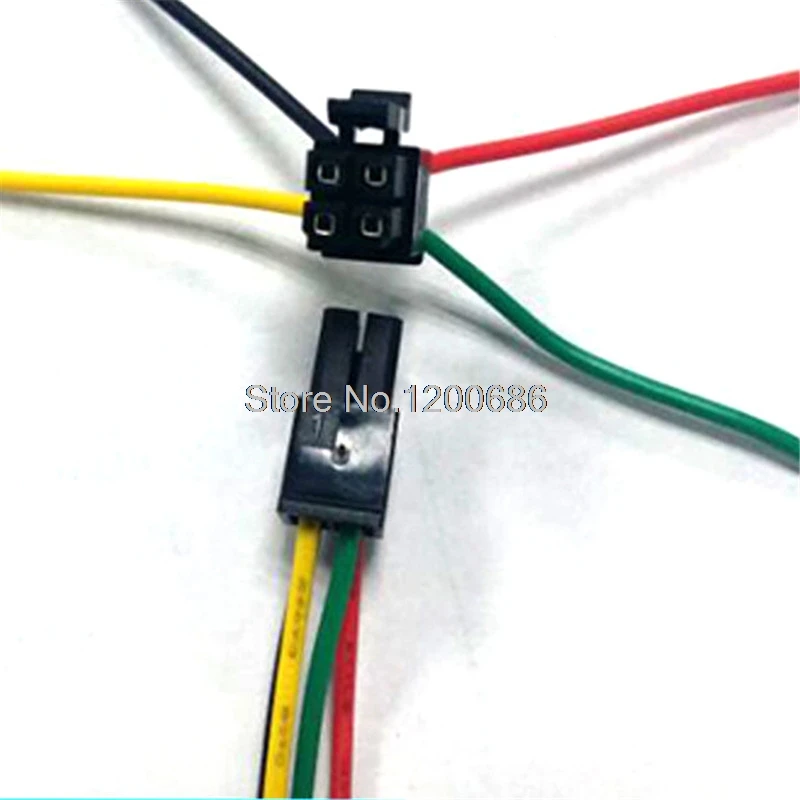 

20CM 22AWG Supply double row Molex Micro-Fit 3.0 mm Connector MX3.0 5557-4P 2 * 2 terminal wire harness 3.0 pitch black