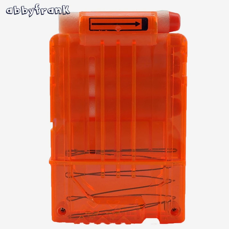 

Abbyfrank Soft Bullet Clip For Gun 5 Soft Bullets Plastic Magazines Cartridge Dart Magazine Ammo Clips For Most Toy Gun