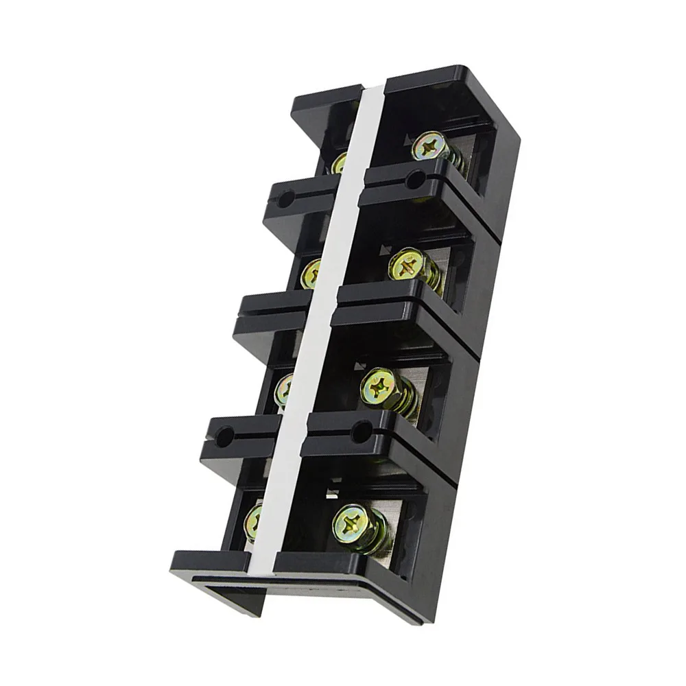 TC-2004 600 V 200A двухрядный 4 P 4 положения полоса барьер винтовой клеммный блок высокая термостойкость клеммный мост