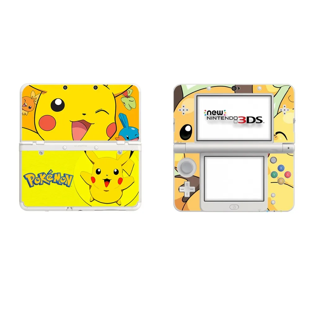 Виниловая наклейка на кожу наклейка на 3DS Skins наклейка s для NEW 3DS виниловая Защитная Наклейка-для Pokemon GO Pukachu