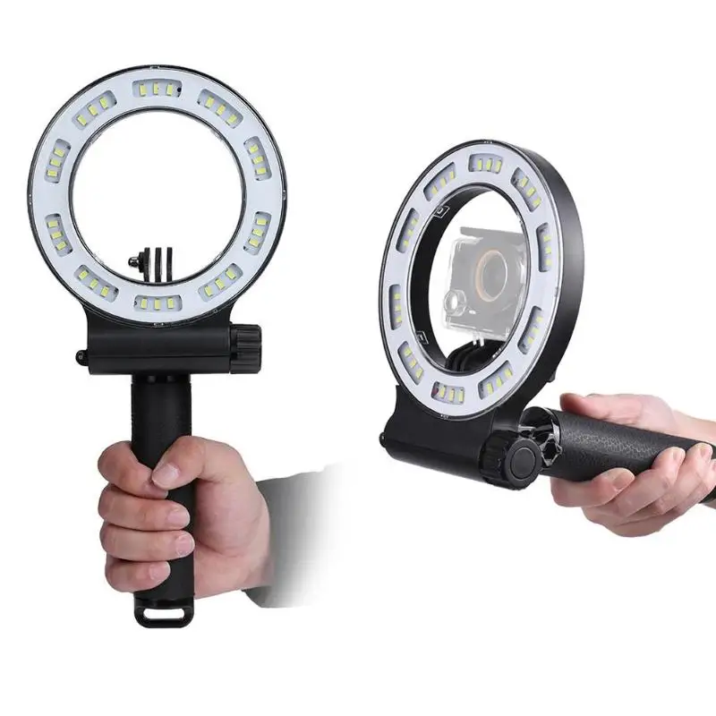 

ALLOET 30LED 40m Diving Photography Fill Light Camera Video Waterproof 18650 Battery Handheld Lamp Flash For GoPro 5 4 SJACM Yi