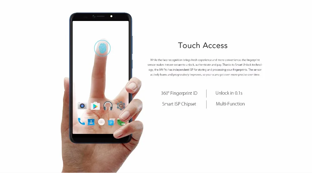 LEAGOO M9 PRO смартфон 5 72 &quot18:9 полный Экран распознавания лиц и 2 Гб Оперативная память