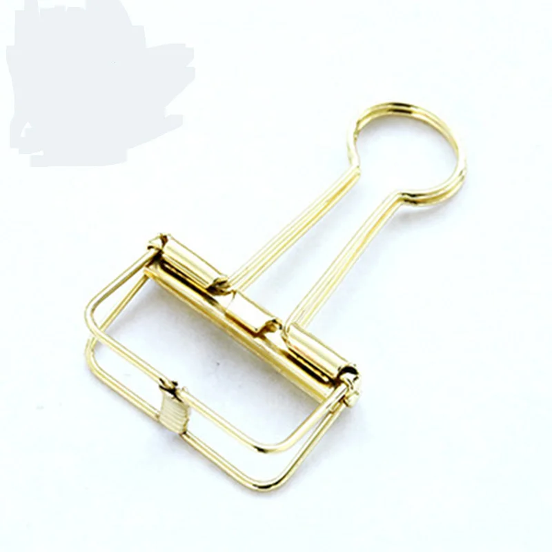 

20 pcs/1lot Cute Metal Binder Clips Clips Small Craft Photo Pegs office bookmarks Kawaii Stationery 8 Color Size S M L