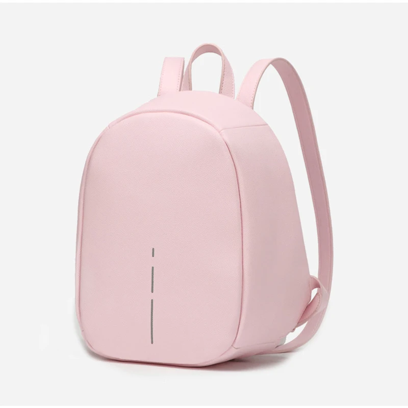 Женский рюкзак с защитой от кражи, Повседневный, светоотражающий, в полоску, высокое качество, из искусственной кожи, рюкзак для маленькой леди, школьный рюкзак для женщин