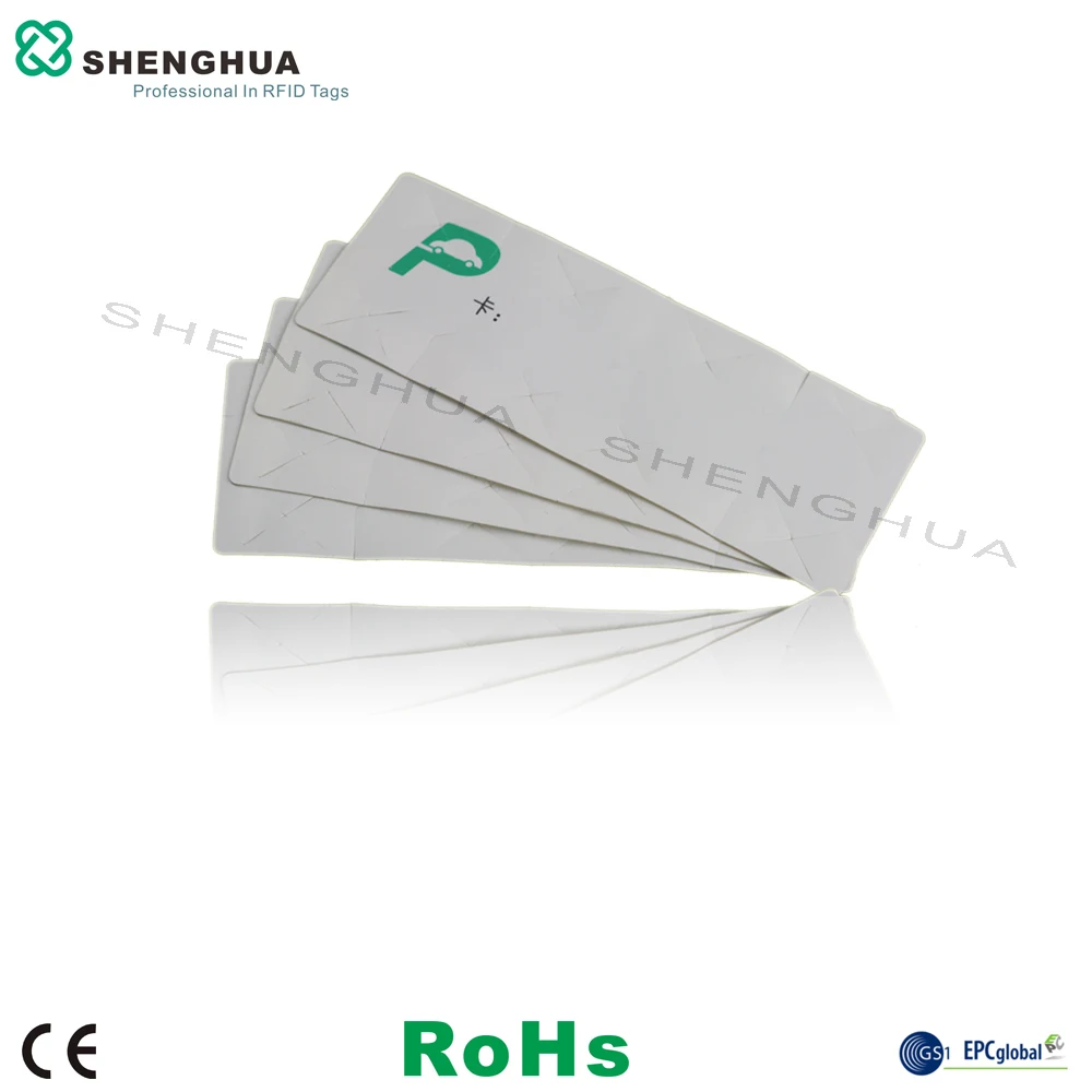 

200pcs Uhf Rfid Tag High Quality Blank Printing For Windshield Car Parking Access Control