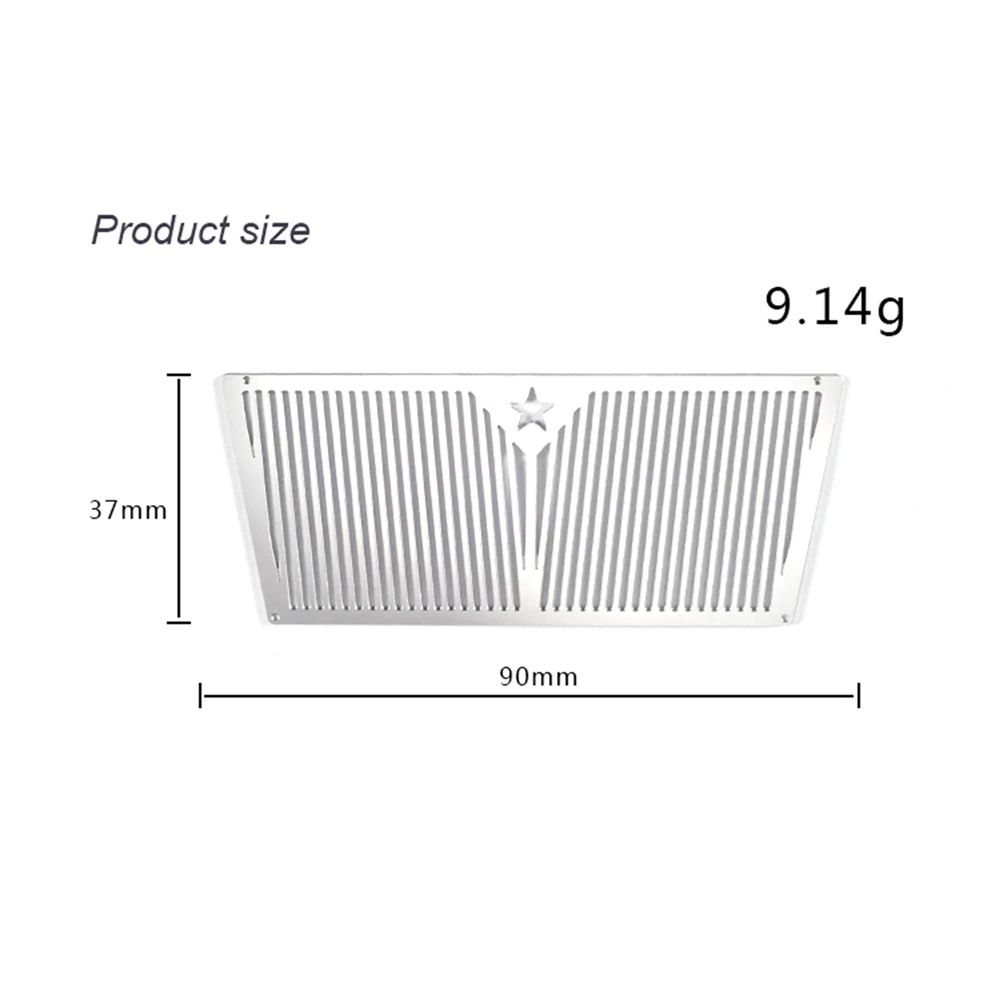

Metal Defensive Front Side for TRAXXAS TRX-4 tactical Crawler RC Car Metal Mirror Front Armor Modified Front Side B