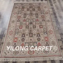 Yilong 5'x8' изысканные персидские ковры ручной работы античный Iran шелковый ковер(YHW327A5x8