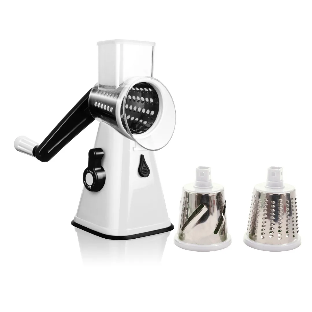 1set 3 in 1 Round Kitchen Fruit Potato Carrot Julienne Grater Cheese Vegetable Slicer Green Red