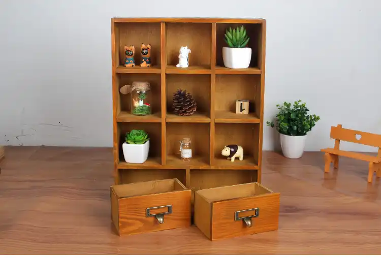 1pc High Quality Office Wall Mounted Storage Box 11 Section