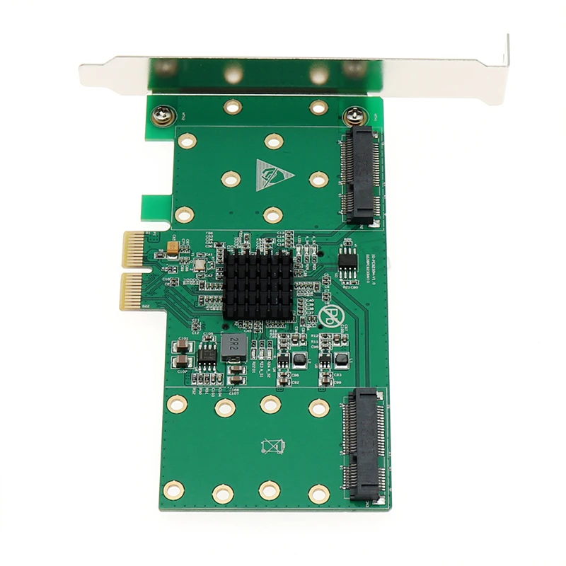 4 mSATA SSD PCI e 2.0 Hybrid Controller Card RAID0 RAID1 RAID10 Marvell