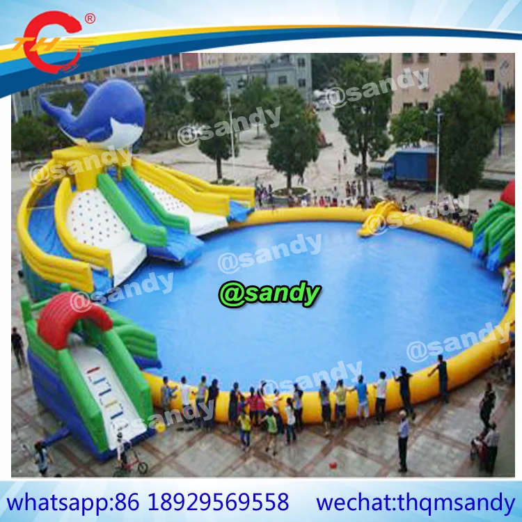 

free sea ship to port,5pcs/lot Inflatable aquapark land park,playground funcity amusement park,water pool slide water games