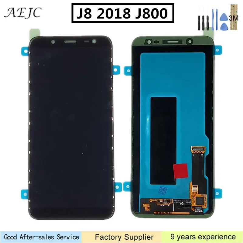 

6" For Samsung Galaxy J8 2018 J800 J800FN LCD Display Touch Screen Digitizer Assembly Replacement For Samsung J8 Screen