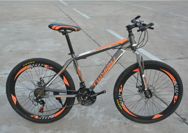 Clearance Mountain bike 24-inch/26-inch steel shock absorption Aluminum alloy mountain bikes Variable speed 11