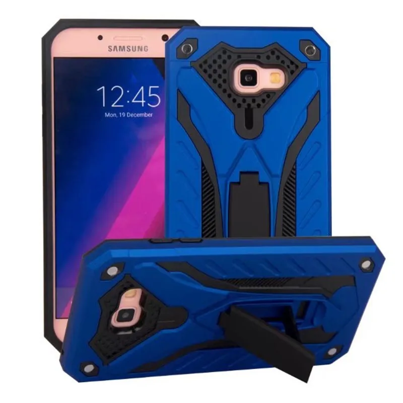 

For Funda Samsung Galaxy A5 2017 Case phantom knight Armor Stand Hard Rugged Cover Silicon Phone Case for Samsung A5 2017 A520