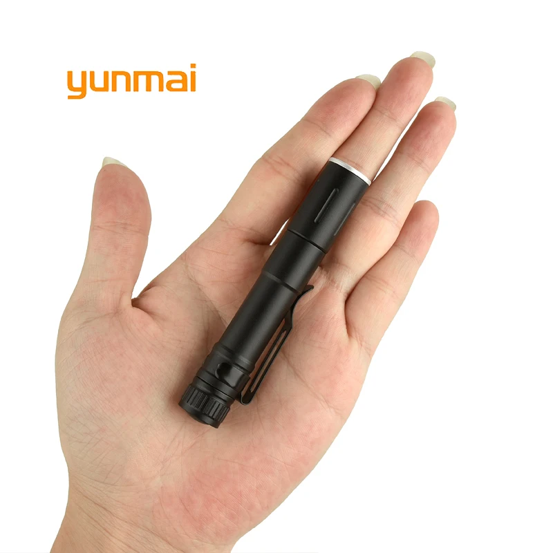 yunmai Mini Portable XPE LED Flashlight Torch Pocket Handy Light Lanterna 3 Mode Outdoor Camping fishing Light Using 1*AAA Q12