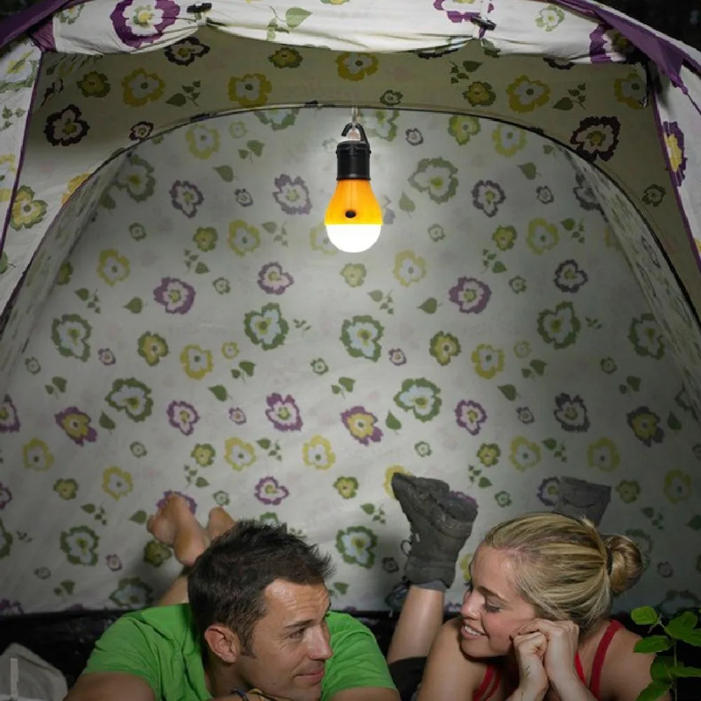 Мини Портативный туристическое снаряжение Фонари палатка светильник Светодиодный лампа аварийной лампы Водонепроницаемый подвесной фонарик с крюком