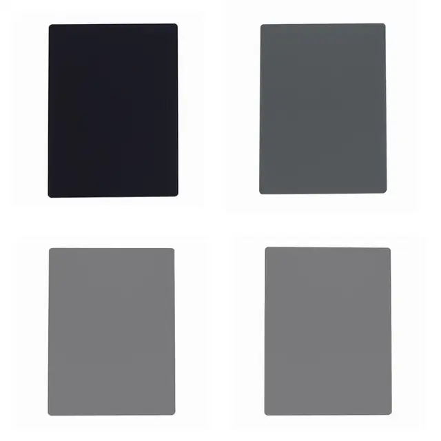 Cheap 10x15cm ND Lens Filter Inserted Camera Lens Color Grey Filter Optical Resin High Transparency for 82mm Below Camera Lens