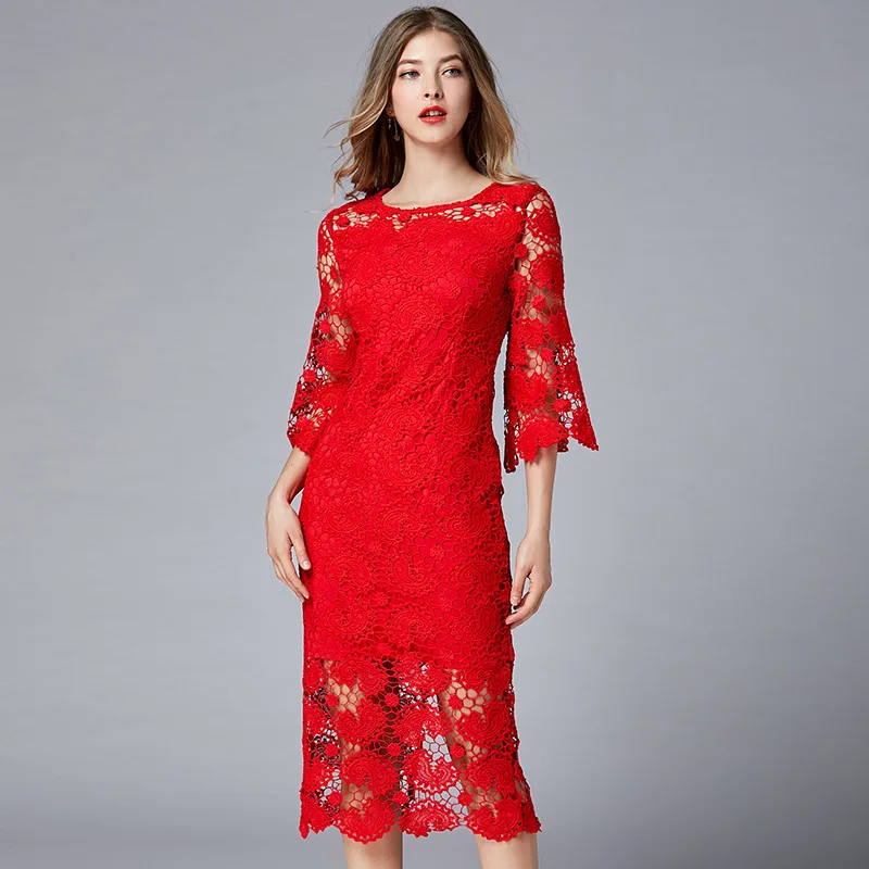 Летние офисные женские элегантные вечерние платья в винтажном стиле красного размера плюс, женские платья средней длины, простые платья бодикон, женские платья в африканском стиле для девочек
