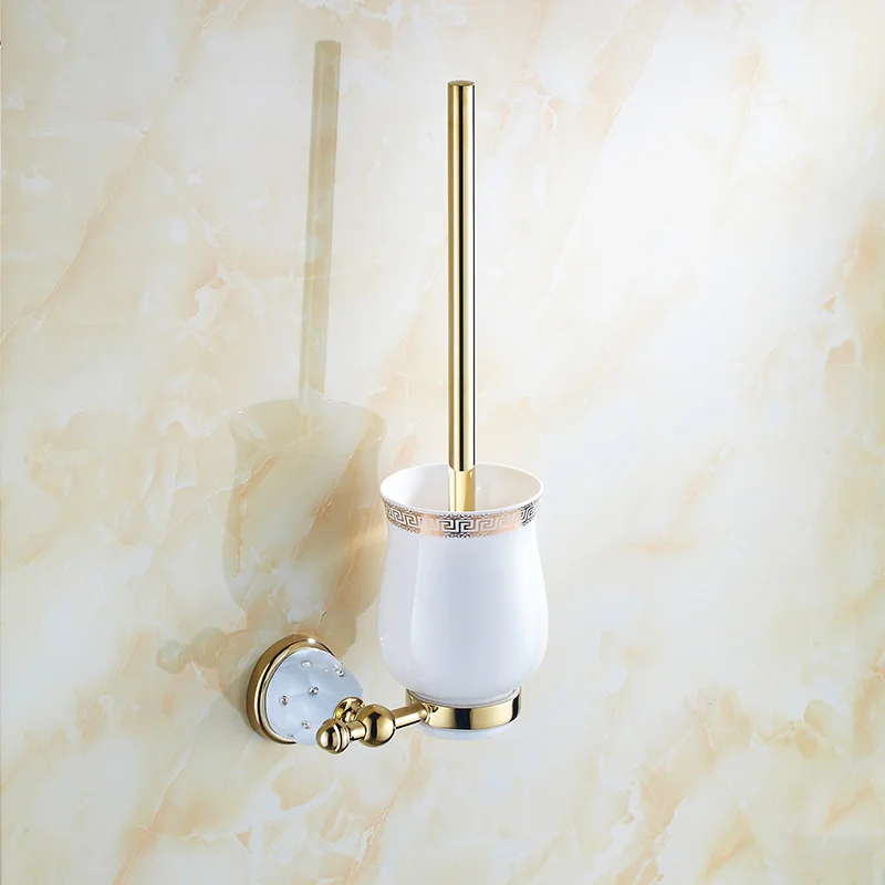 SToilet-brush-holders-Gold-Plated-Wall-mounted-Toilet-Brush-Holder-With-Ceramic-Cup-Household-Products-Bath