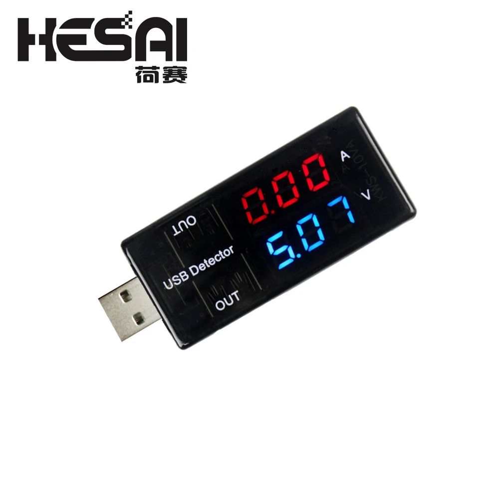 Зарядный детектор напряжения USB портативный Вольтметр и амперметр|current voltage