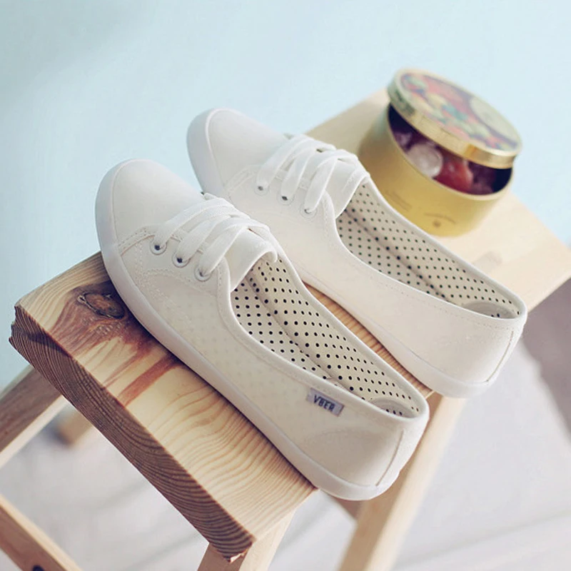 Женская обувь на плоской подошве вулканизированной для работы Espadrilles однотонные
