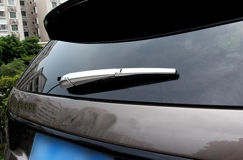 

2017 For Land Rover Discovery Sport 2015 2016 ABS Matt Rear Window Wiper Noozle Cover Trim 3pcs/set