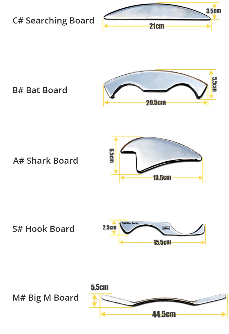 Ткани терапевтическая, для мышц массаж IASTM инструменты весь расслабления тела глубокий ткань восстановления способствует хорошему кровообращению Нержавеющая сталь
