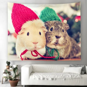

Pet Mouse Printed Home Tapestry Wall Hanging Wall Decoration Yoga Mat Bedspread Sheets Home Decorative Tapestries Beach Towel