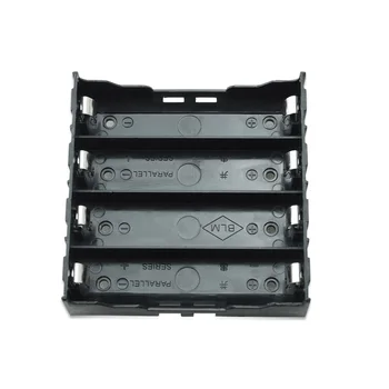 

4pcs/lot Black Plastic Battery Holder Case charger for 4X18650 holder 14.4V" without Wire 18650 battery holder