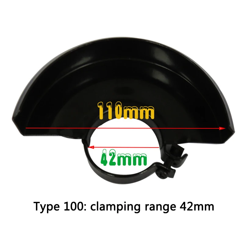 Hot Sale Black Cutting Machine Base Metal Wheel Guard Safety Protector Cover for Angle Grinder Hand