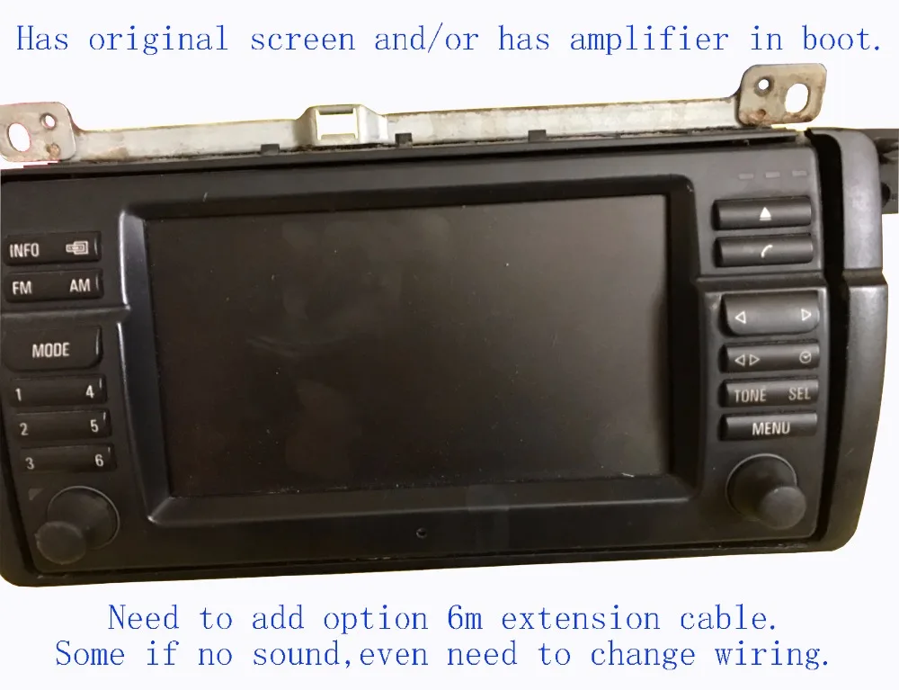 Best Android 8.1 Octa Core 4G RAM 64G ROM GPS Navi 7" IPS Car DVD Player for BMW E46 Old 3 series 98-06 with Bluetooth/RDS/Radio/WIFI 1