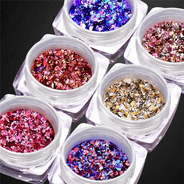 BeautyBigBang Nail Glitter Powder Aluminum Sequin 0.2g Bling DIY