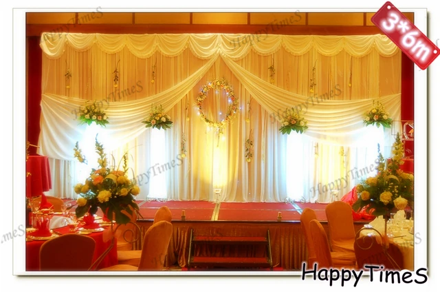 3 m Haute 6 m Large De Mariage & Party Fond Décoration Rideau Toile ... 3 m Haute 6 m Large De Mariage & Party Fond Décoration Rideau Toile ...