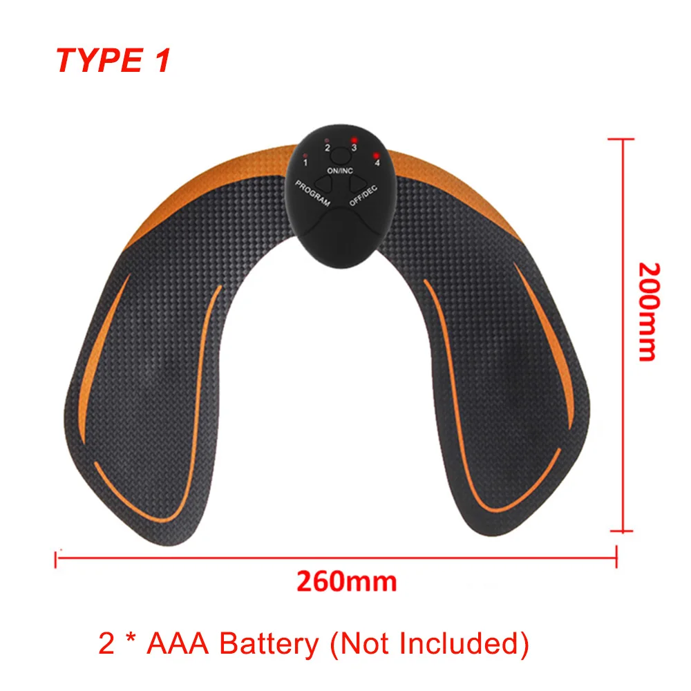 EMS, умный тренажер для бедер, беспроводной стимулятор мышц, подтягивающий ягодицы, Электрический массажер для фитнеса, наклейки для снижения веса