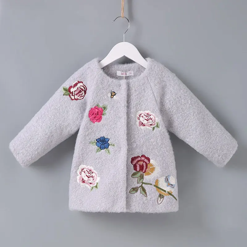 

2018 Spring Autumn Newborn Girl Jacket Thick Warm Outerwear Fashion Infant Babies Coats Children's Girls Clothing Toddler Woolen