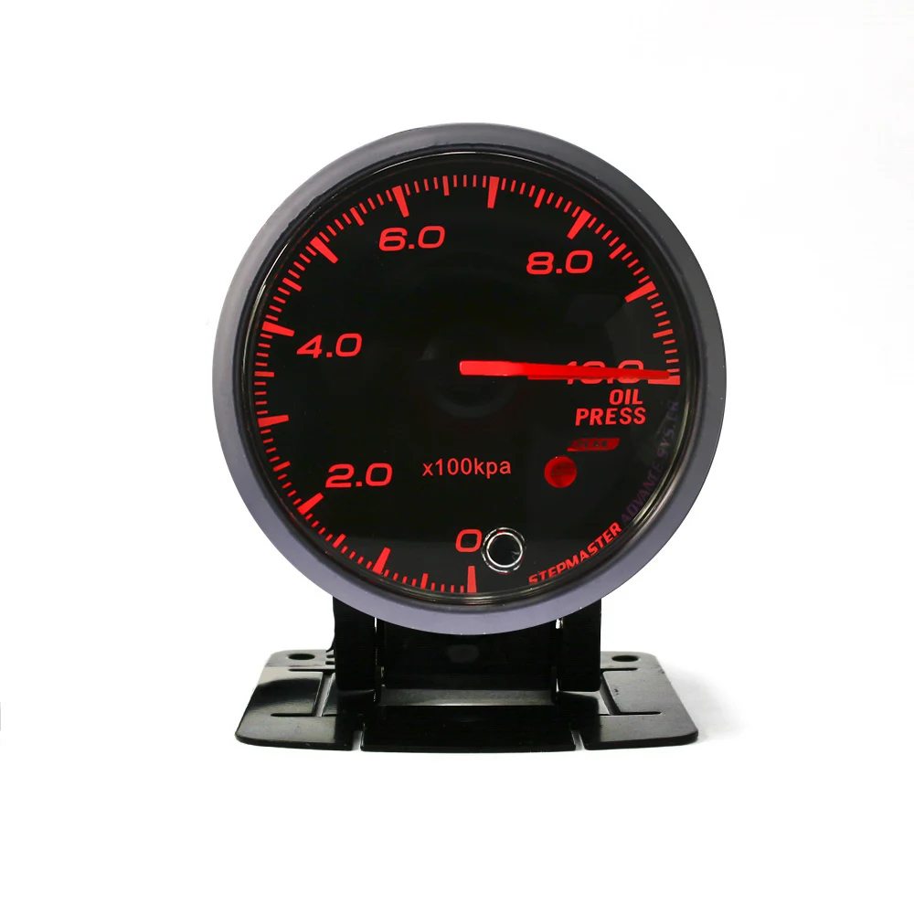 New Universal Black Shell 60mm Oil Pressure Gauges 01000 KPA Oil