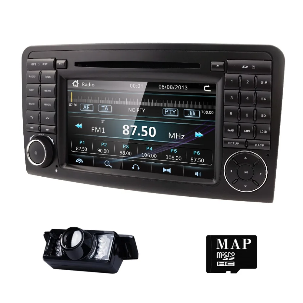 Новинка! Автомобильный DVD Радио gps навигация для Mercedes Benz ML W164 ML300 350 450 320 ML63 AMG GL X164 GL 320 350 420 450 500 RDS камера