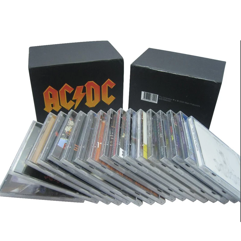 

AC/DC "The Complete Collection" 17 CD Full Box Set Studio Recordings Albums AC DC ACDC 17CD Drop Shipping