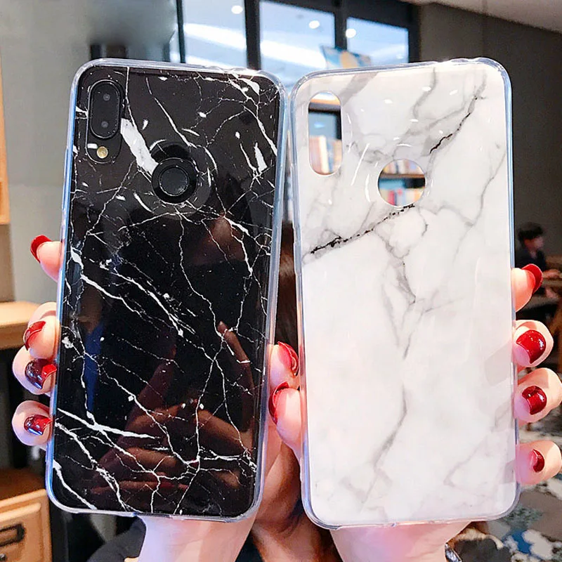 

JASTER For Xiaomi 8 9 8 lite Marble Phone Case For Redmi 6 REDMI Note 5 6 7 Pro Colorful Stone Image TPU Silicone Shell Cases