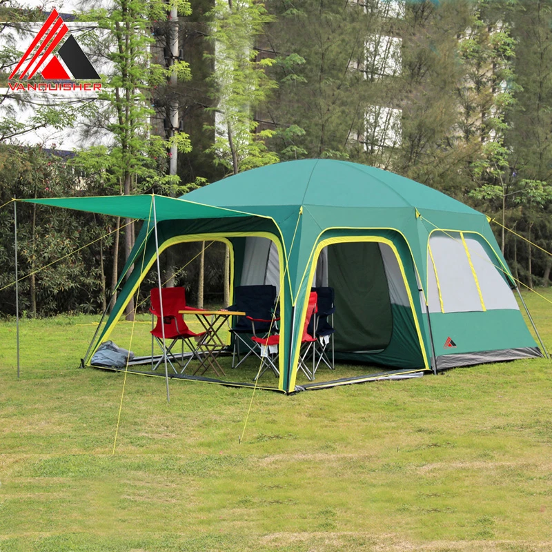 Vanquisher 2rooms 1hall 612 People Large Outdoor Camping Travel Family