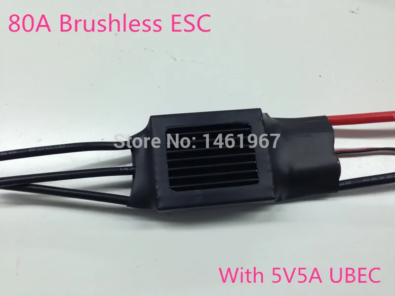 2 шт./лот 80A RC ESC безщеточный Regler для самолета UBEC80A + бесплатная доставка новое цена