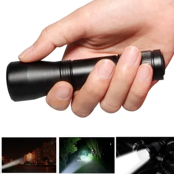 

Adeeing Mini Flashlight Outdoor Zoom Telescopic Focusing Flashlights Torch for Camping Hunting Hiking