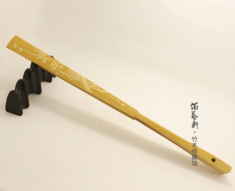 Baru Disekap Hijau Ukiran Bambu Fan Rib Plum Bunga Lukisan Baru Disekap Hijau Ukiran Bambu Fan Rib Plum Bunga Lukisan