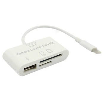 

3 in 1 5V 480Mb/s USB Card Reader for iPad Micro SD Camera DSLR Link Adapter for iPad Air 1/2 mini 1/2/3 for iPhone X 8 7 6 5