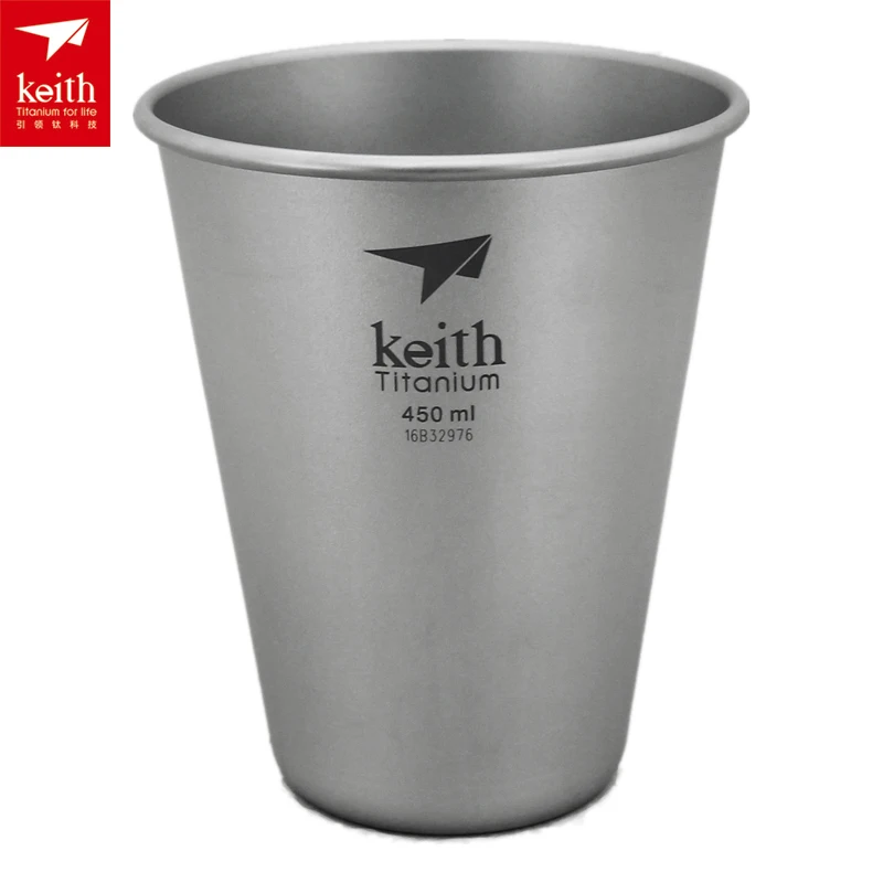 Keith Titanium Copa al aire libre taza portable al aire libre taza