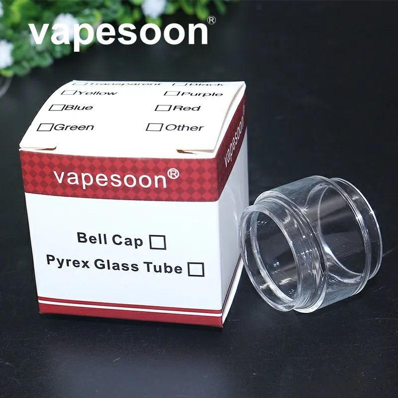 

vapesoon Replacement Straight / Bubble Glass Tube for Augvape INTAKE RTA 2.5ml/4.2ml 24MM Atomizer Tank 1pcs retail