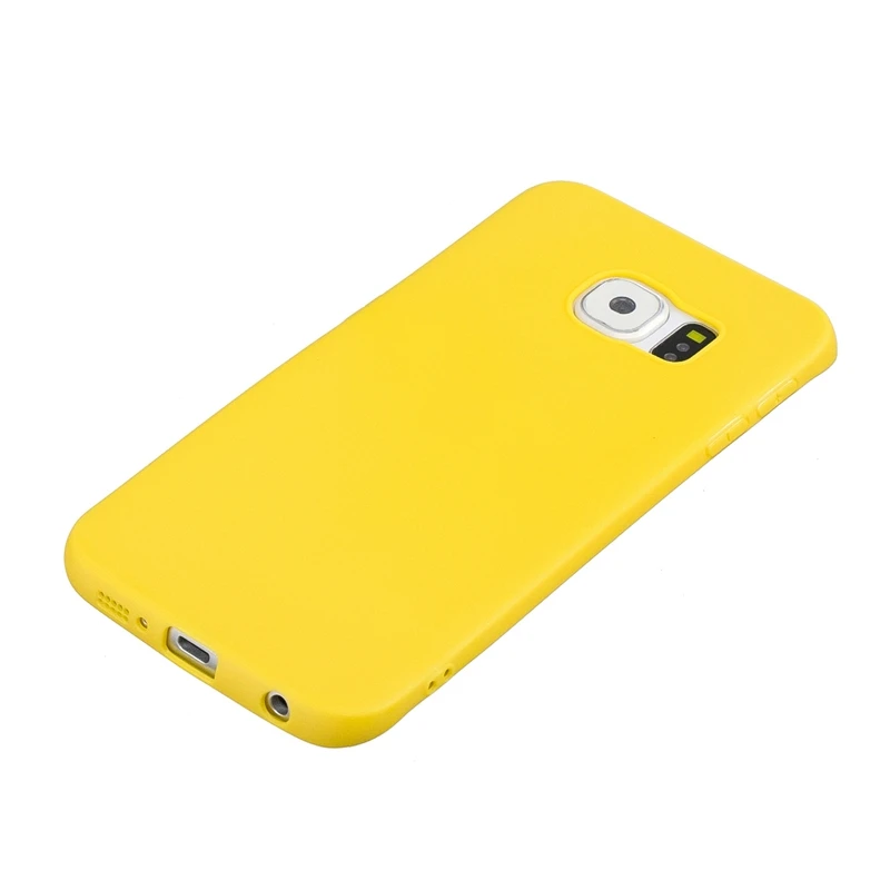 Rubber Silicone TPU Case For Samsung Galaxy S6 Case Edge Samsung