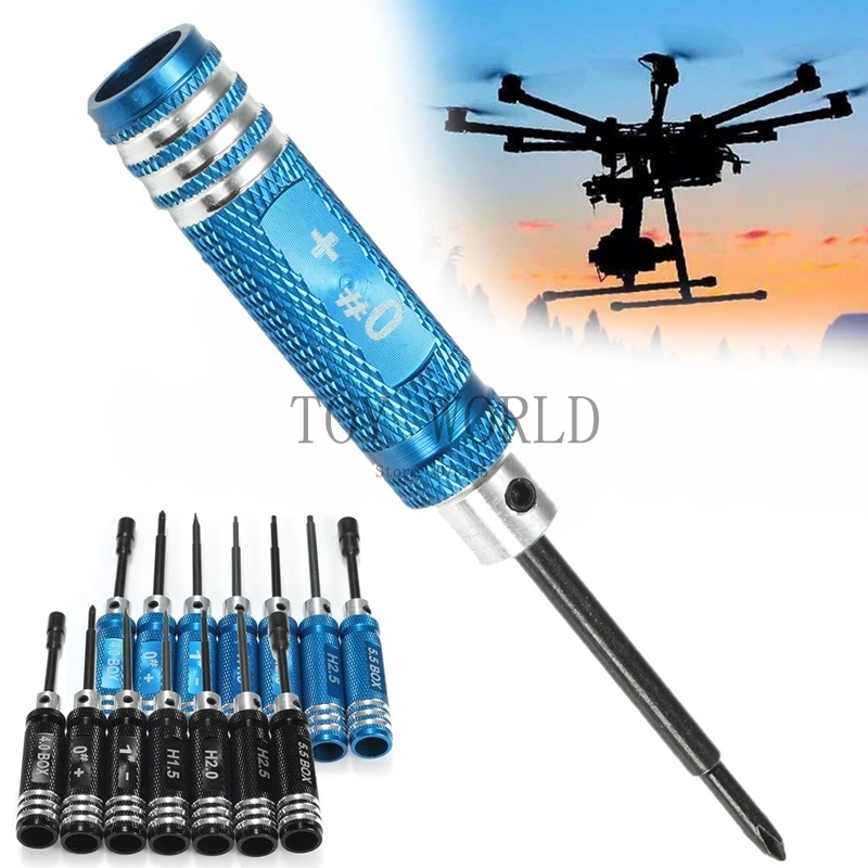

Freeshipping 7 Pcs blue Steel Tool Set HEX Drivers Sockets Screwdriver For RC Helicopter Quadcopter Helicopter Drop Shipping