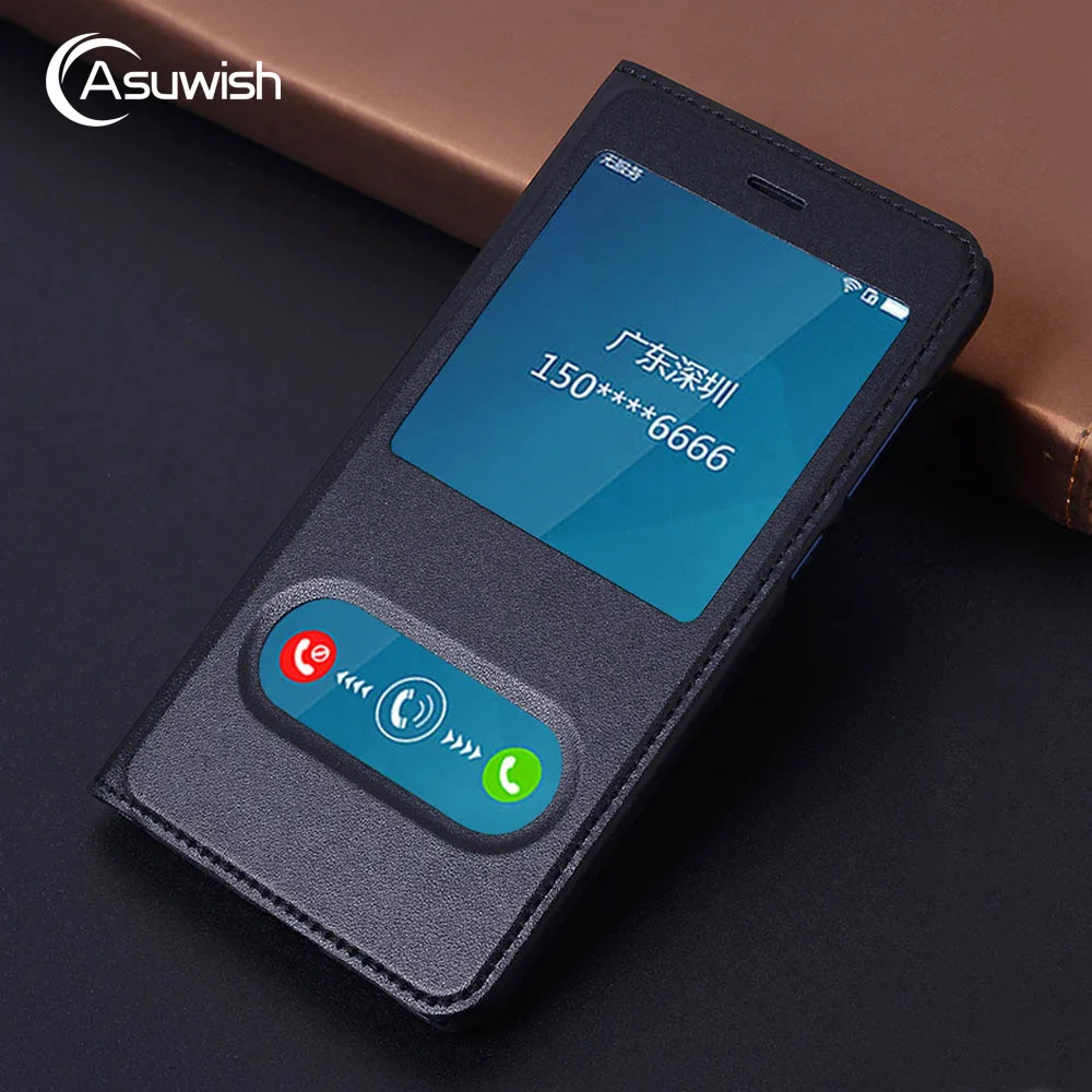 360 откидной Чехол кожаный чехол для телефона huawei P8 P9 Lite Honor 8 Lite P 9 Honor8 P8lite P9lite 8lite 9lite прозрачное окно обзора