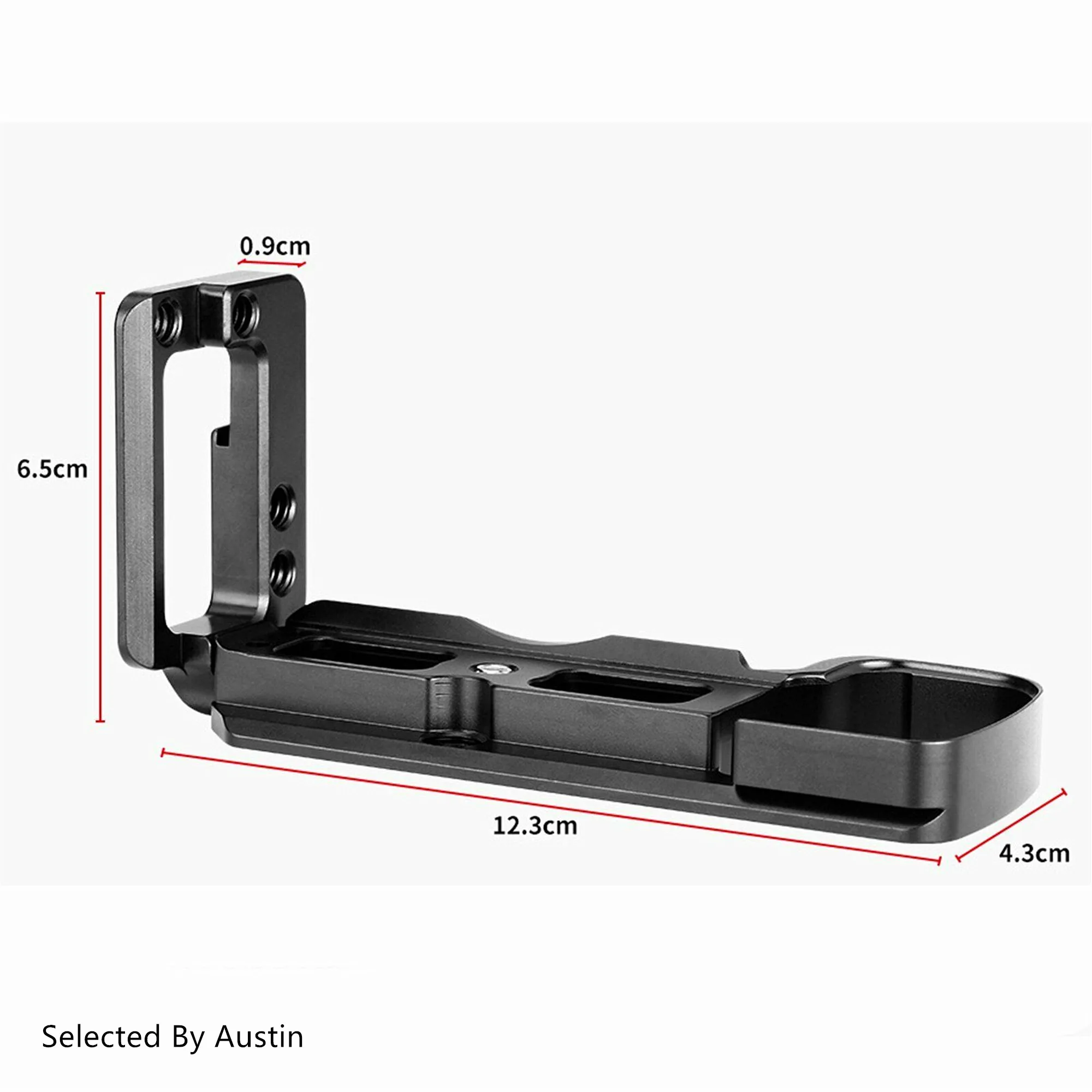 Quick Release QR L Пластина вертикальный кронштейн рукоятка Алюминий для sony A6400 ILCE-6400 Arca Sunway Benro